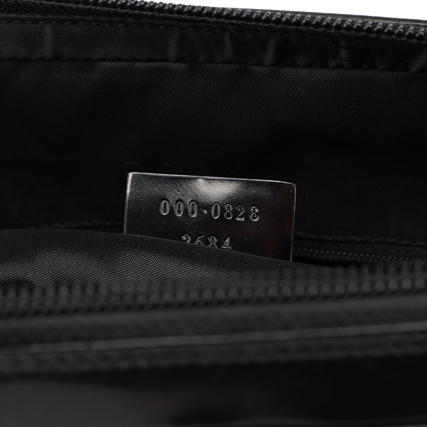 Black Patent Leather Bamboo Tote