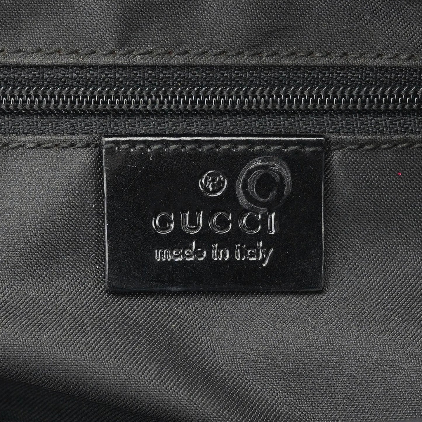 Black Patent Leather Bamboo Tote Bag