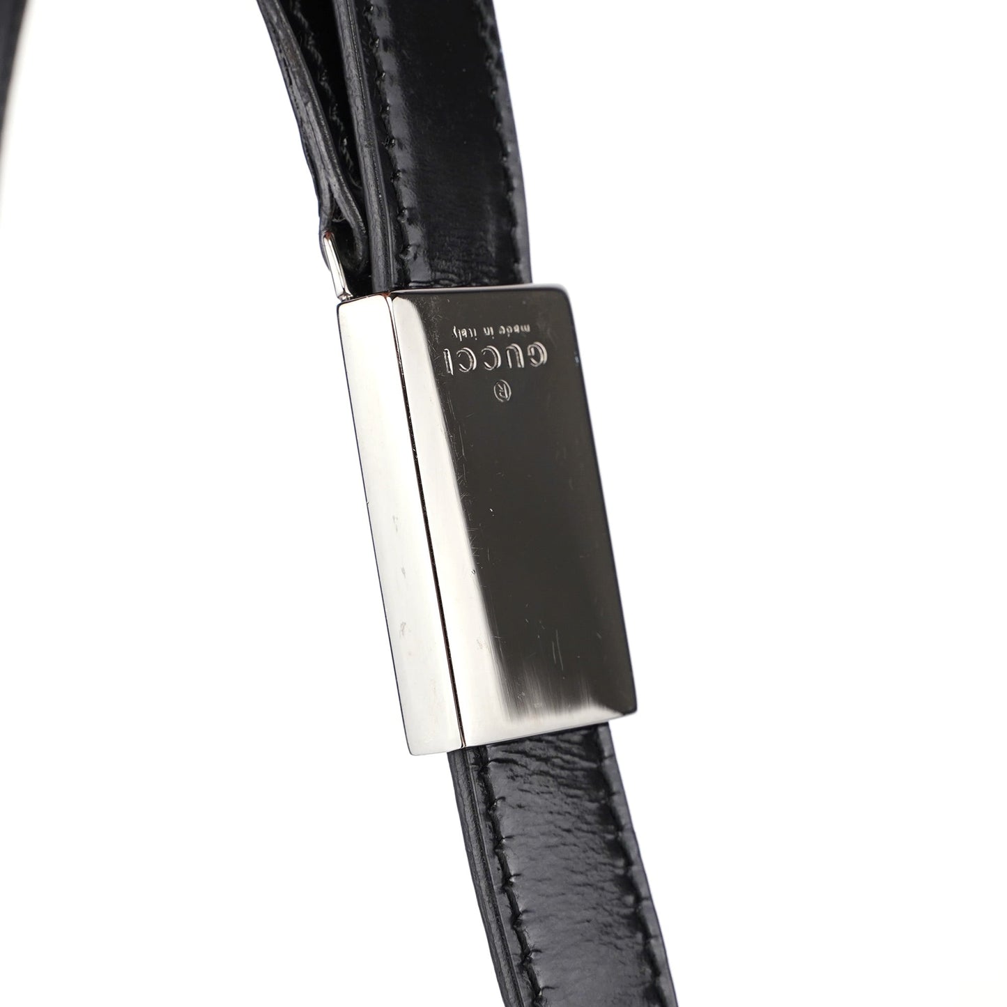 Black Patent Leather Flap Shoulder Bag