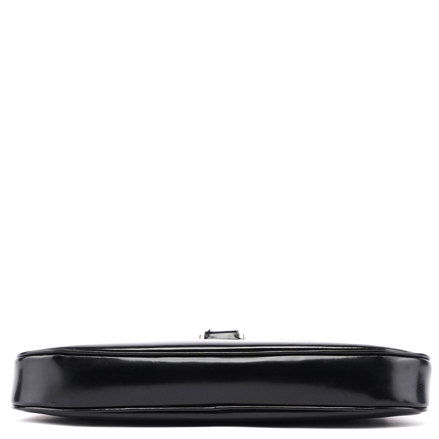 Black Patent Leather Jackie Shoulder Bag