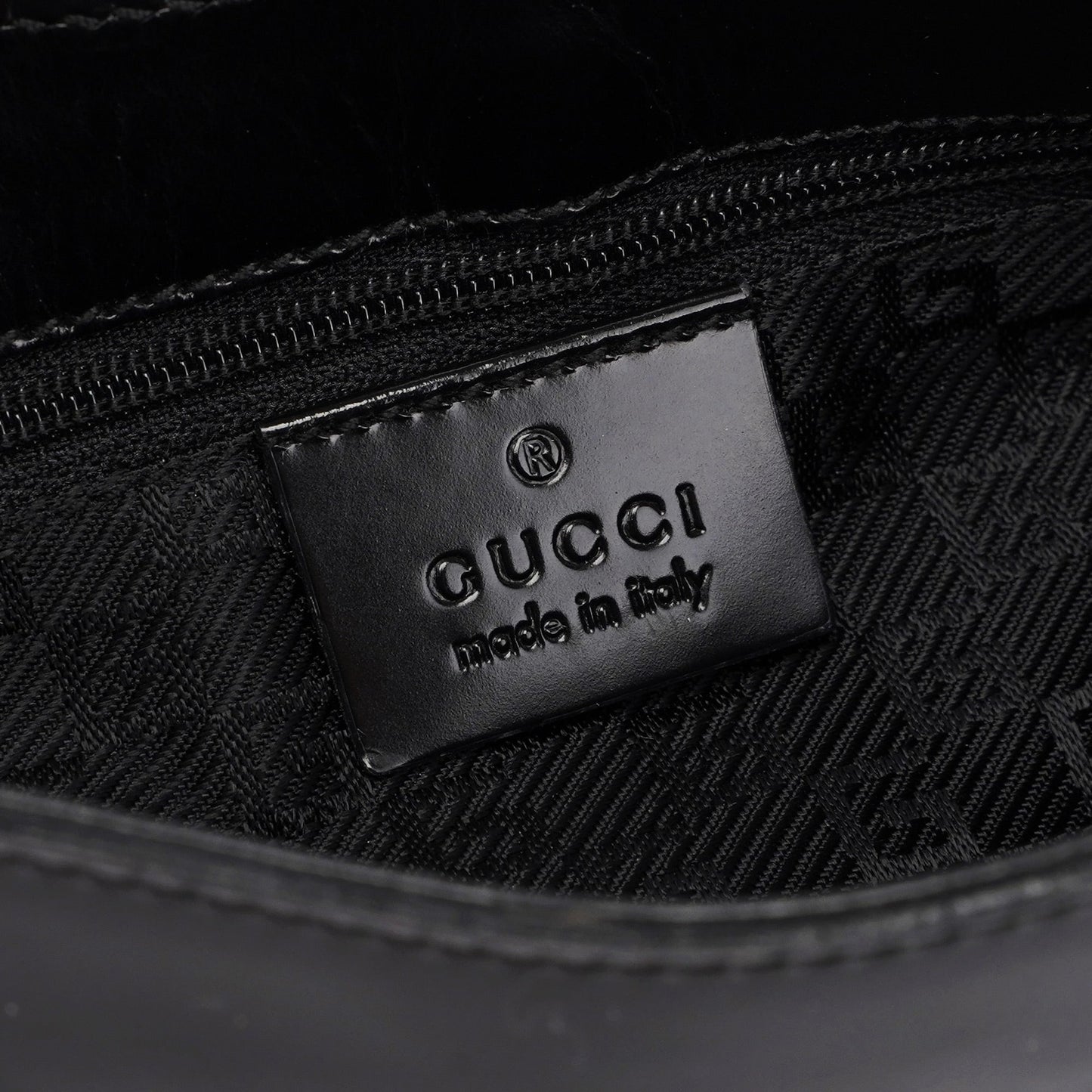 Black Patent Leather Jackie Shoulder Bag