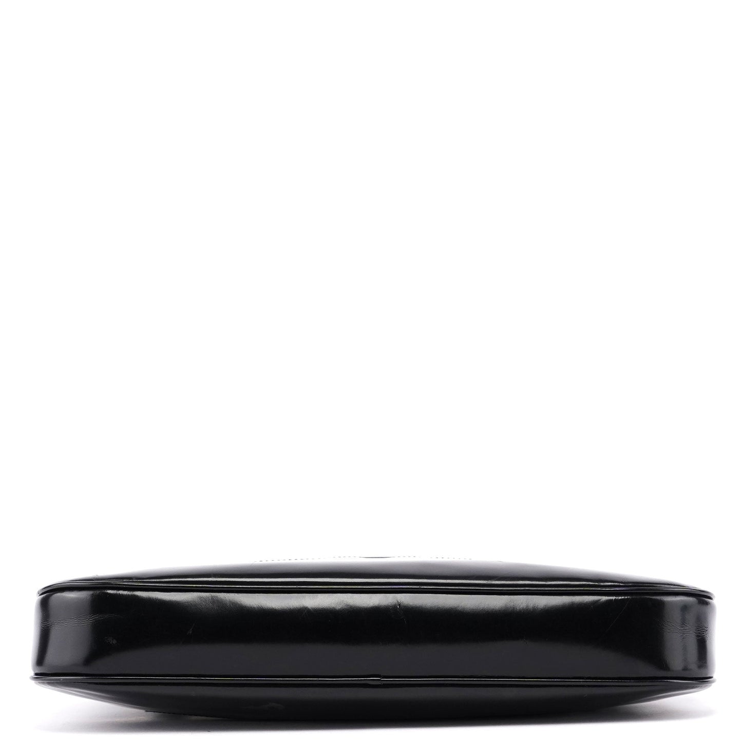 Black Patent Leather Jackie Shoulder Bag