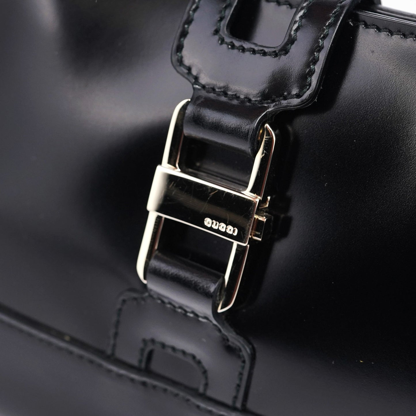 Black Patent Leather Jackie Shoulder Bag