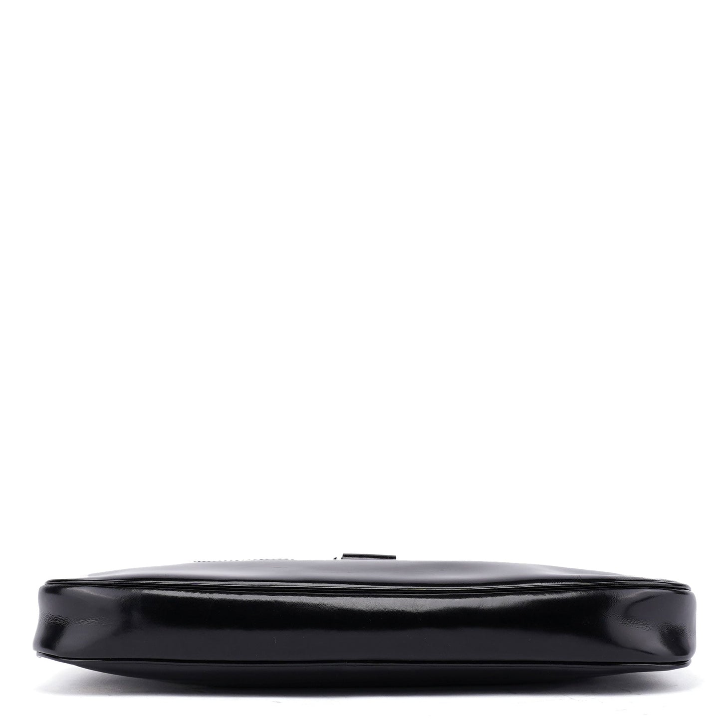 Black Patent Leather Jackie Shoulder Bag