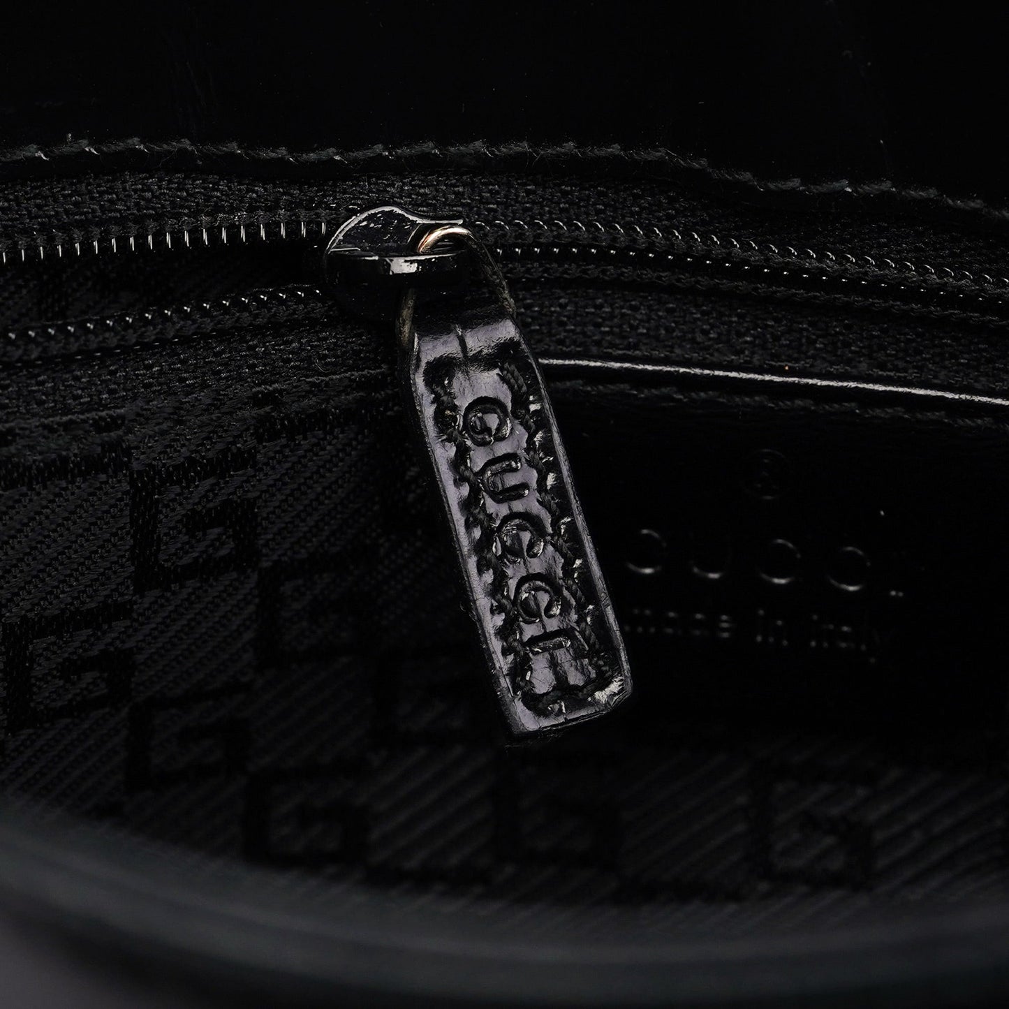 Black Patent Leather Jackie Shoulder Bag