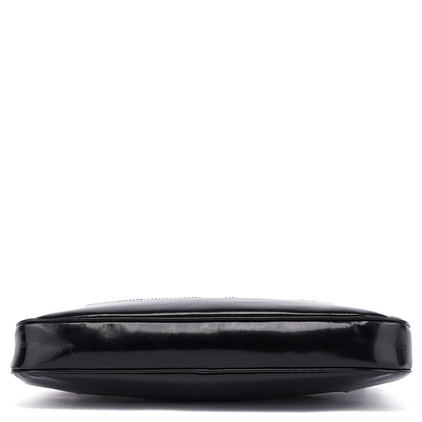 Black Patent Leather Jackie Shoulder Bag
