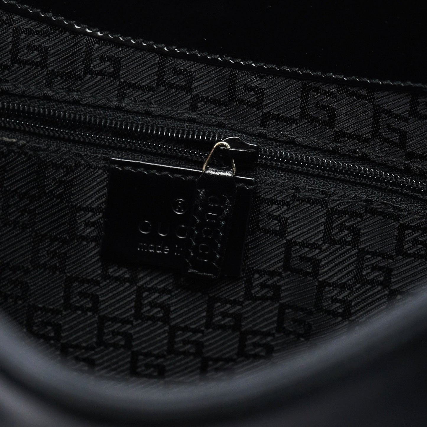 Black Patent Leather Jackie Shoulder Bag