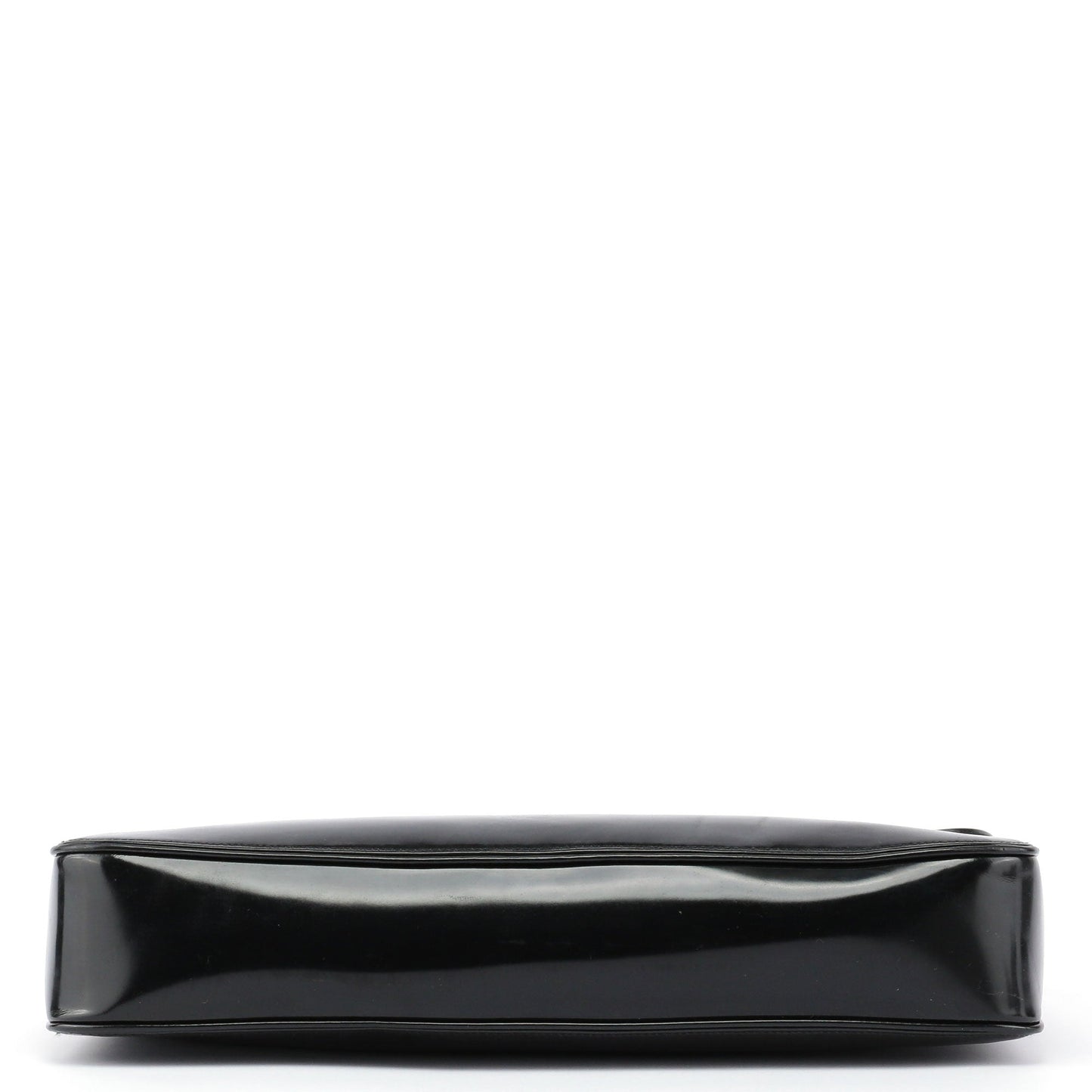 Black Patent Leather Jackie Tote