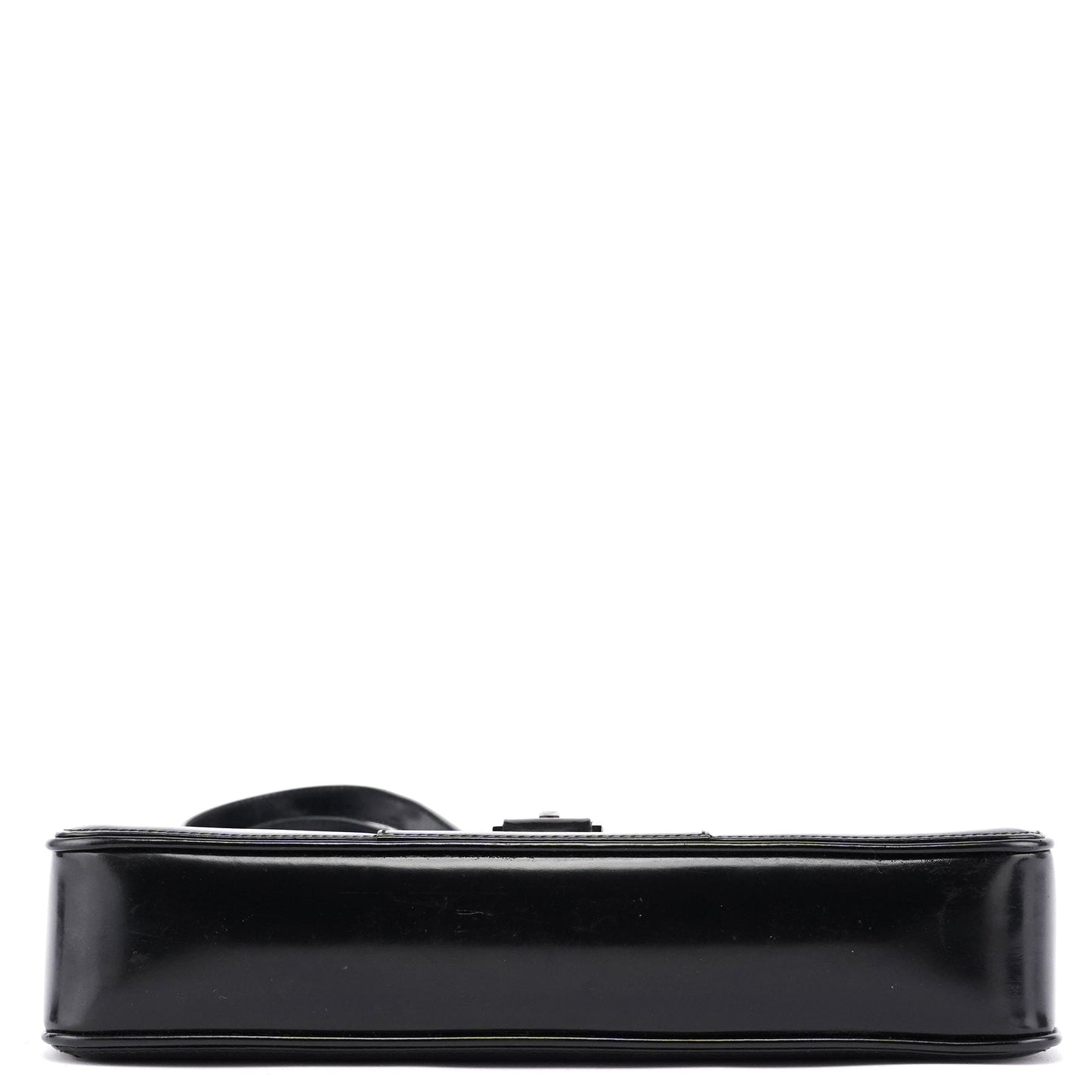 Black Patent Leather Jackie Tote