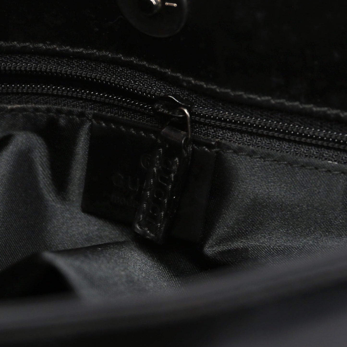 Black Patent Leather Shoulder Bag