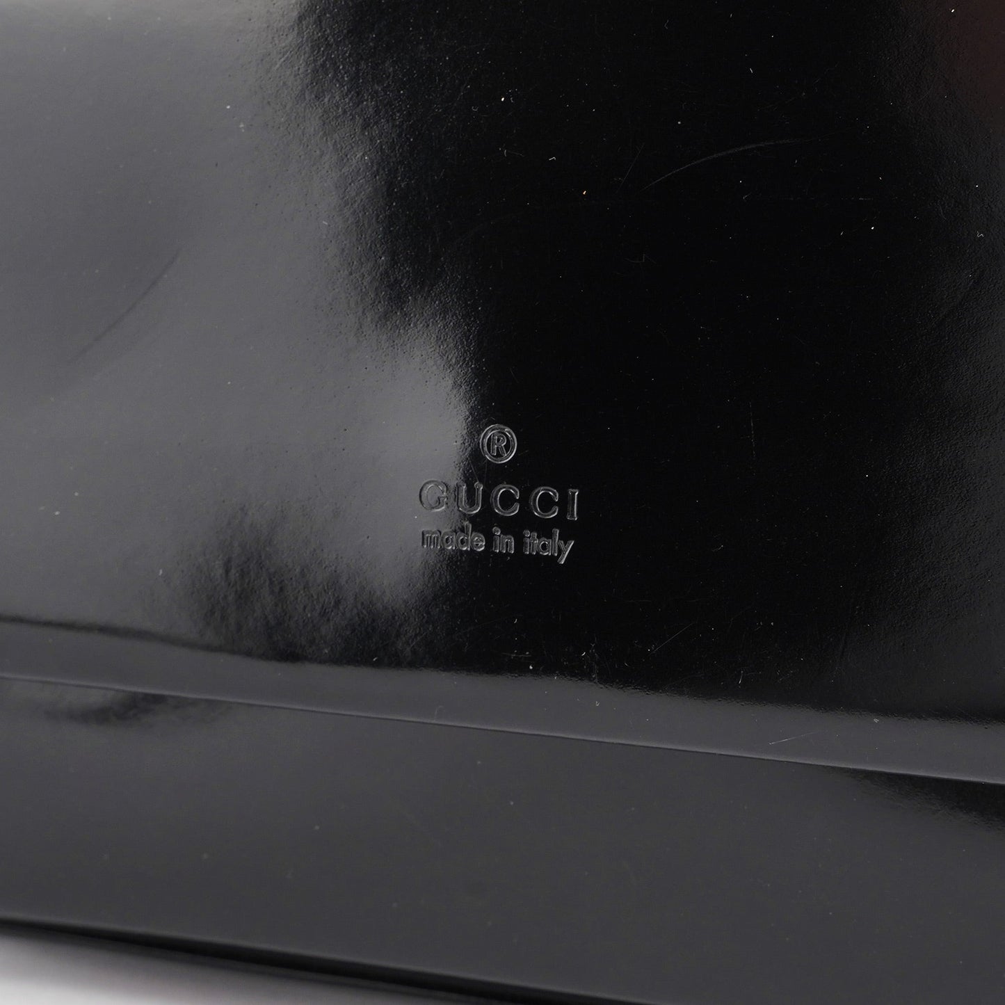 Black Patent Leather Shoulder Bag