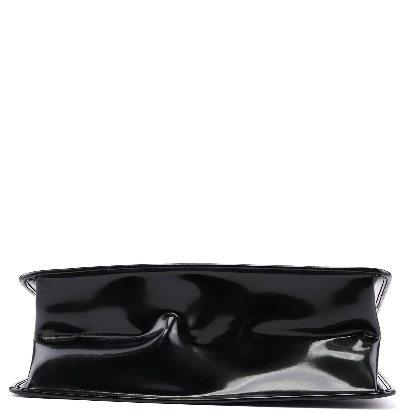 Black Patent Leather Tote