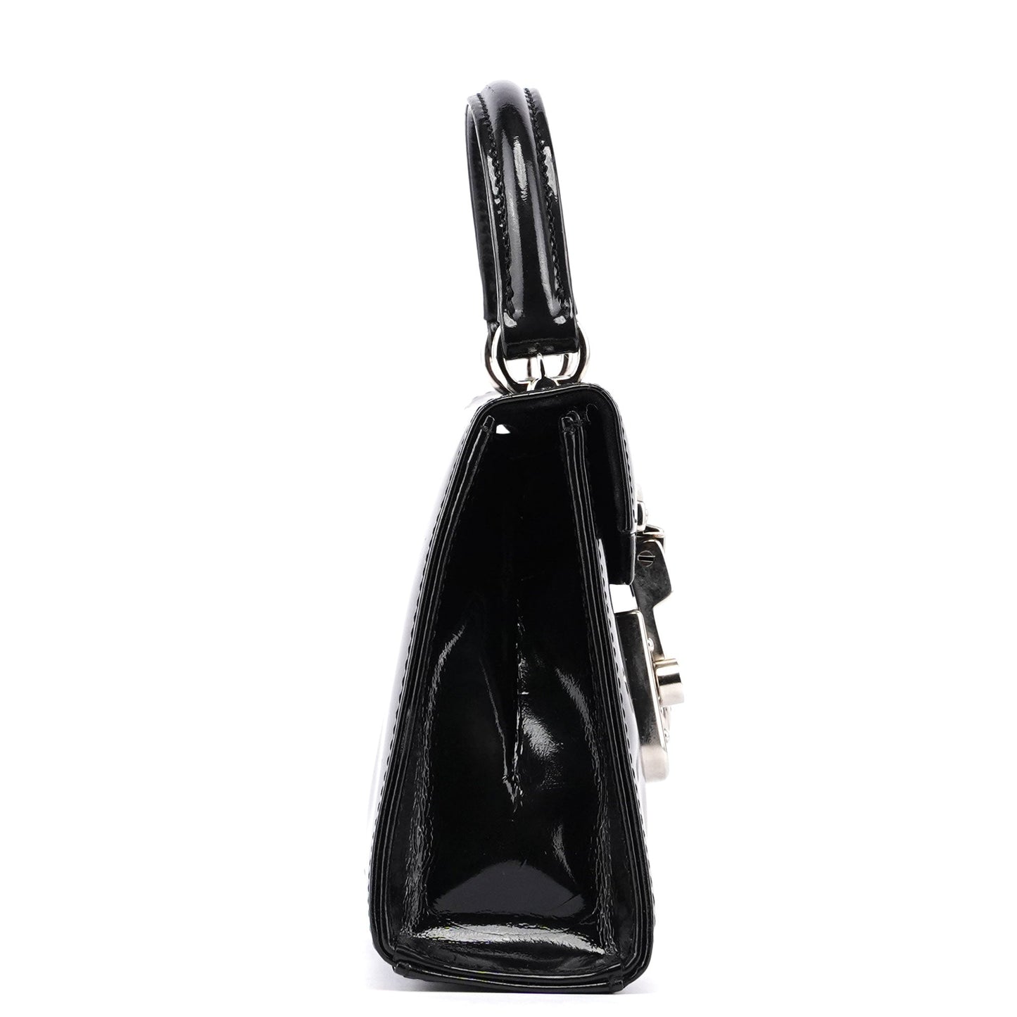 Black Patent Micro Ladylock