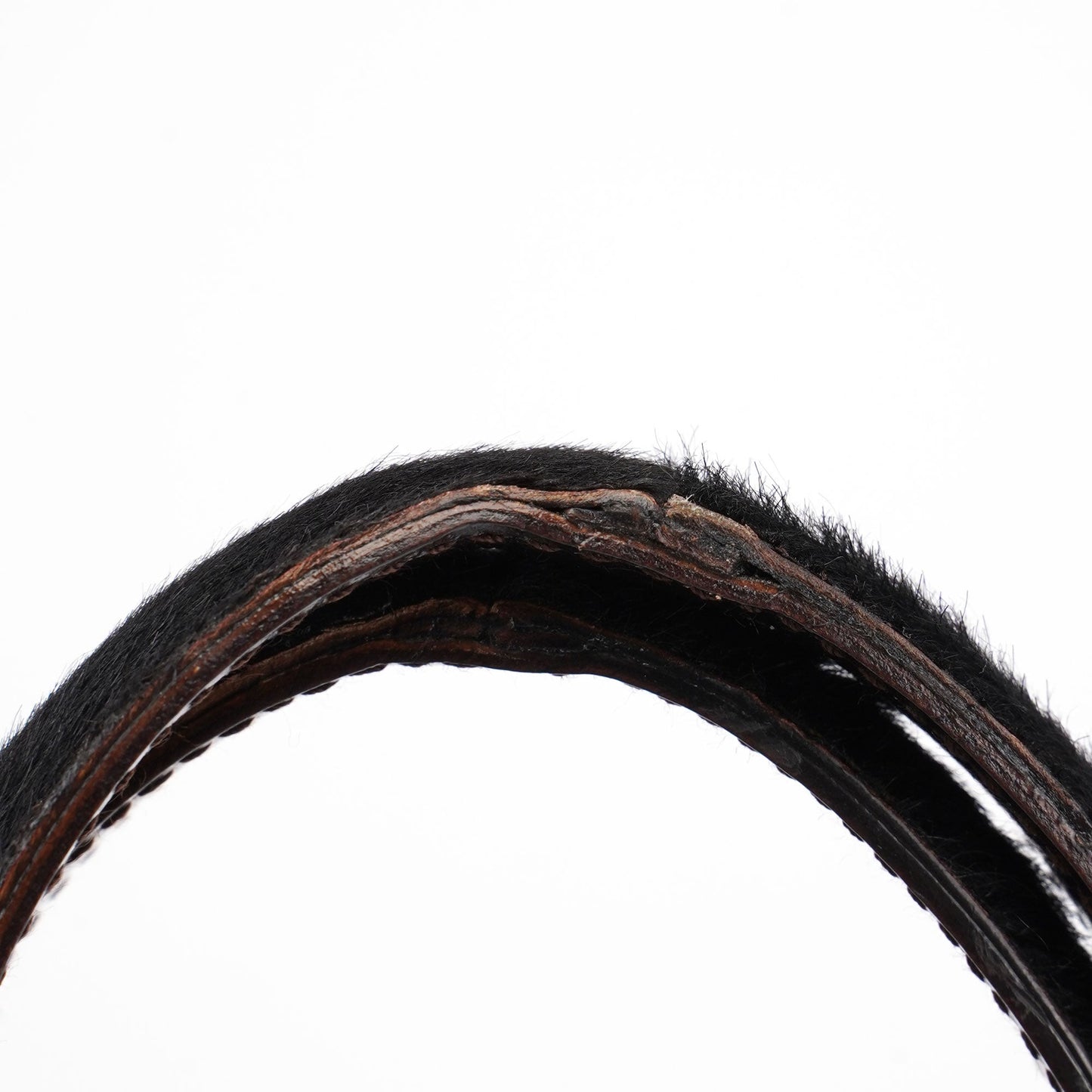 Black Pony Fur Mini Clutch Bag