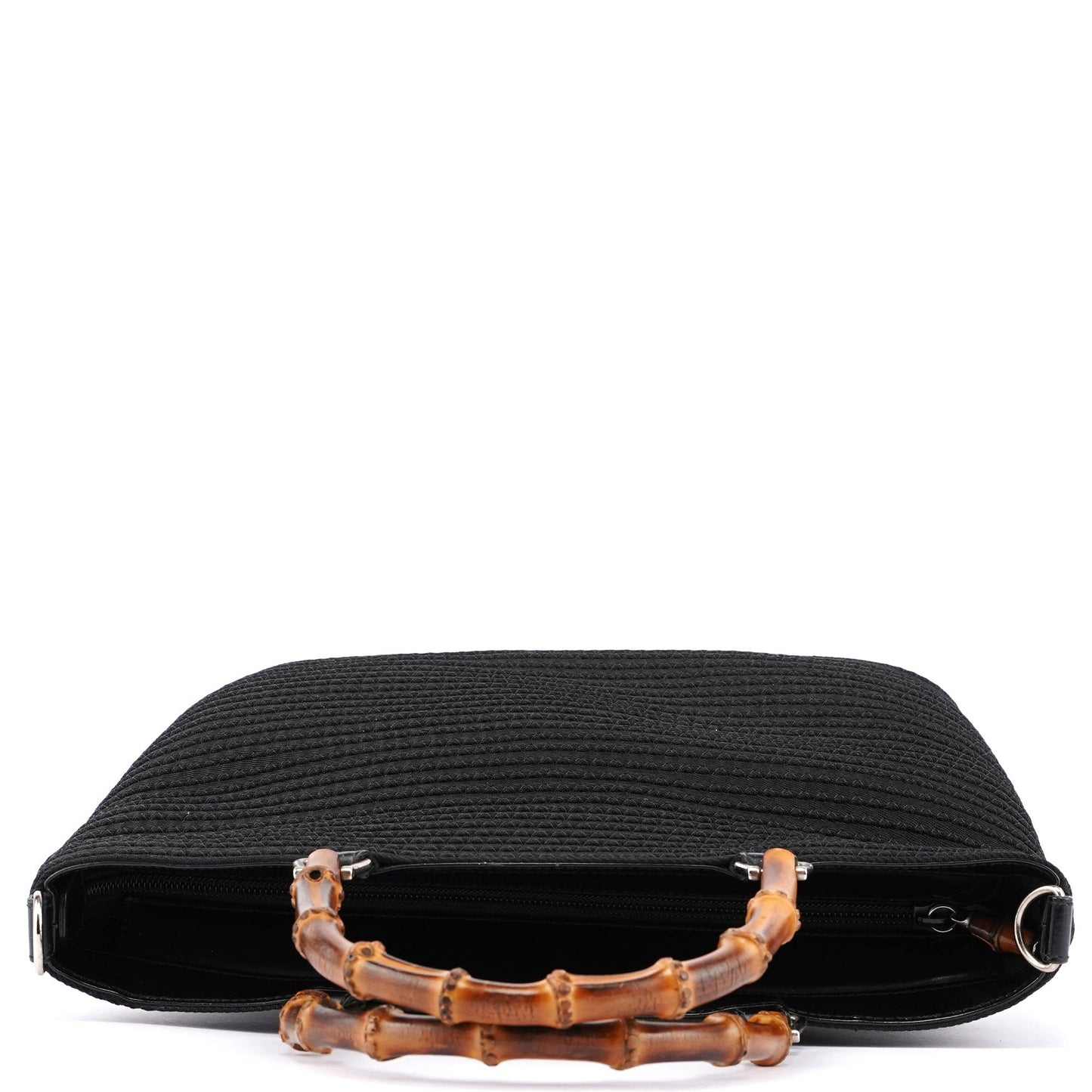 Black Quilted Bamboo Tote