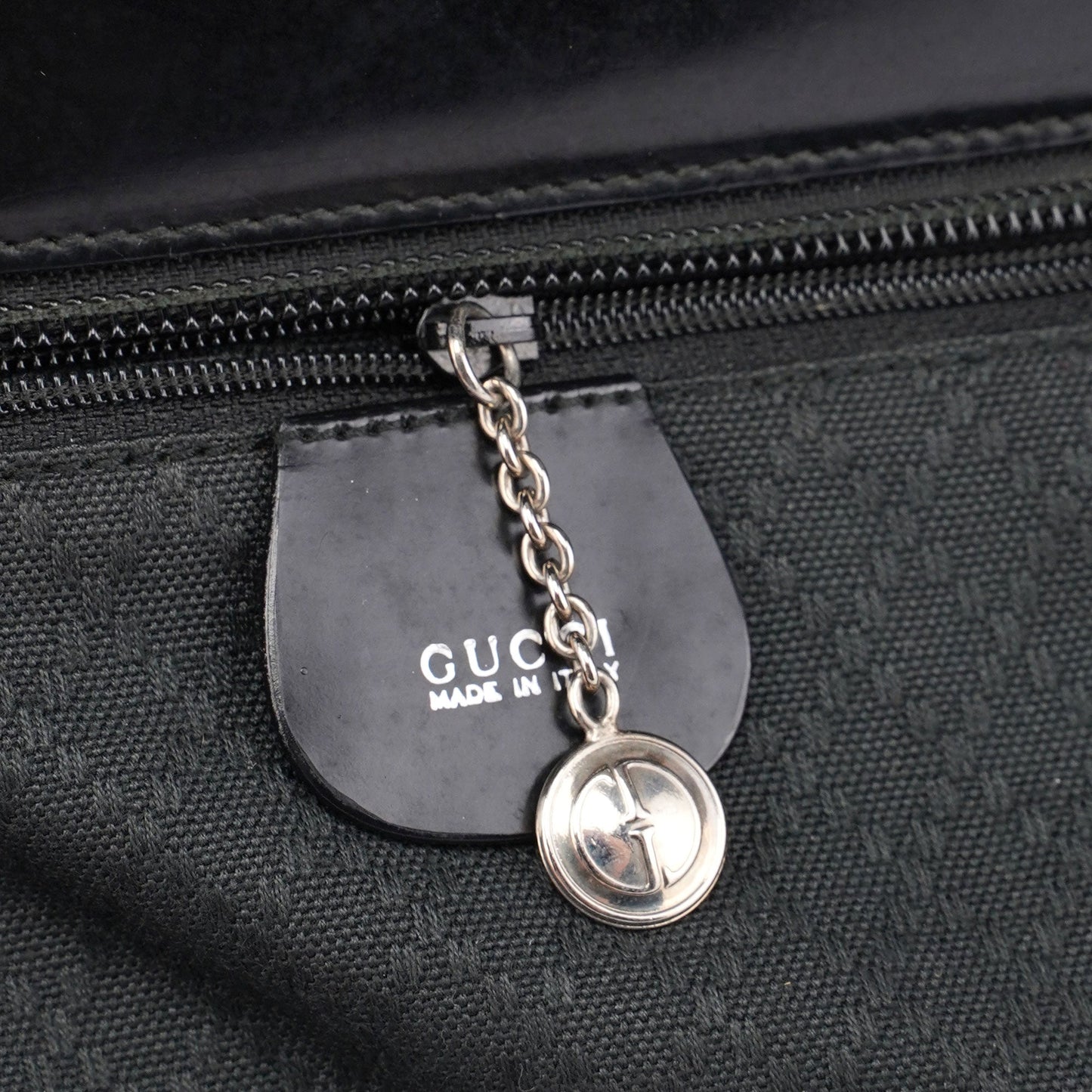 Black Quilted Bamboo Tote