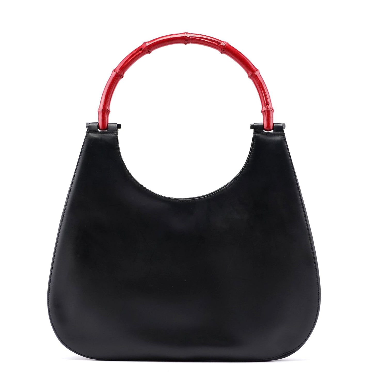Black Red Bamboo Shoulder Bag