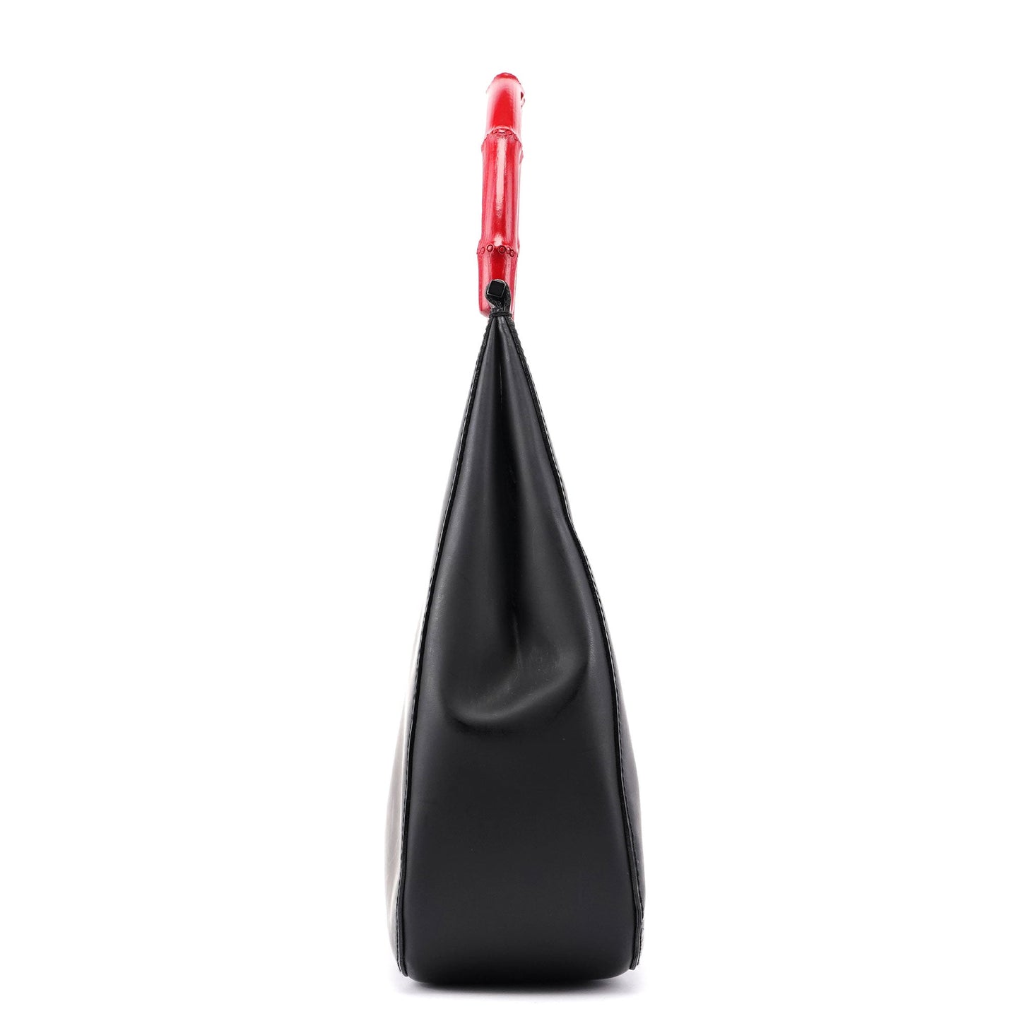 Black Red Bamboo Shoulder Bag