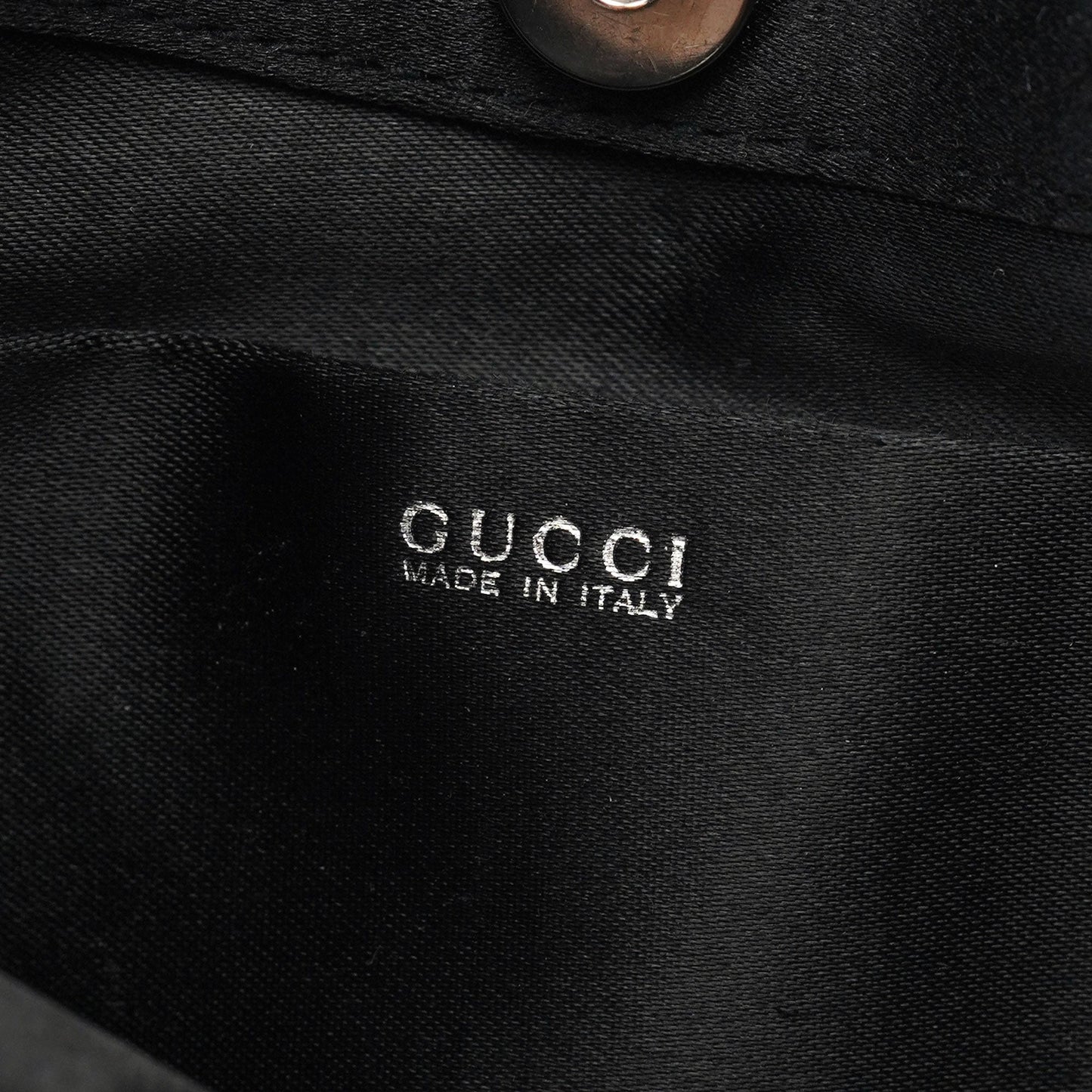 Black Satin Beaded Tote Bag