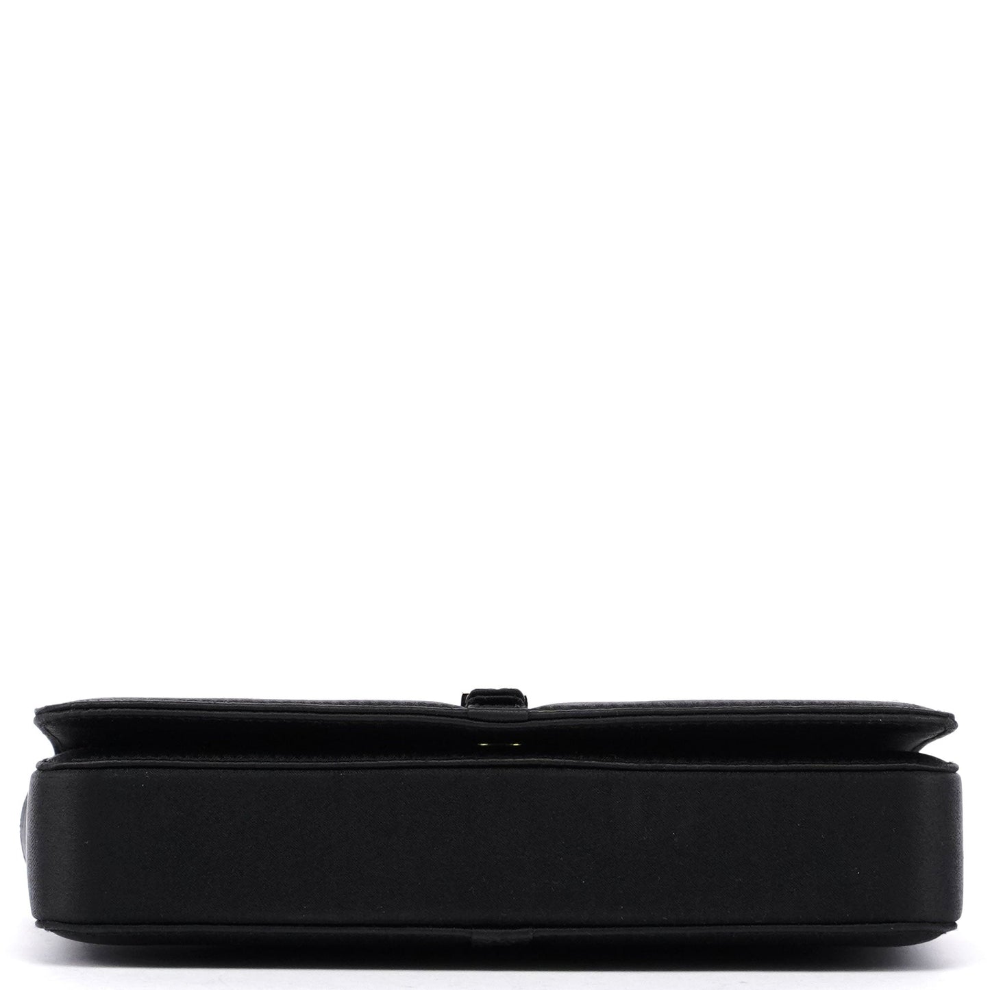 Black Satin Shoulder Bag