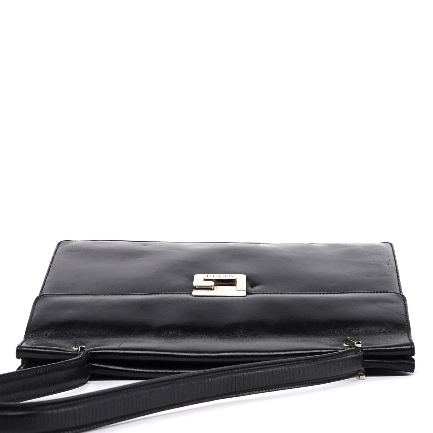 Black Silver Square G Shoulder Bag