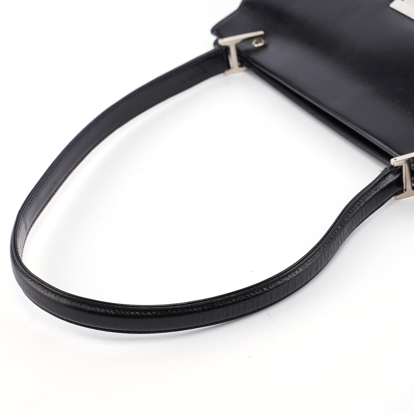 Black Square G Leather Tote