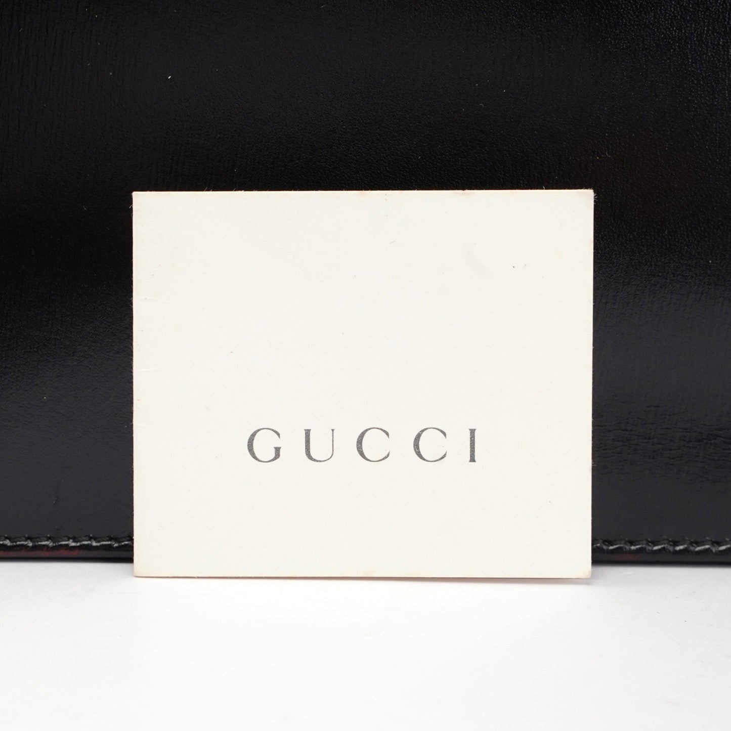 Black Square G Leather Tote