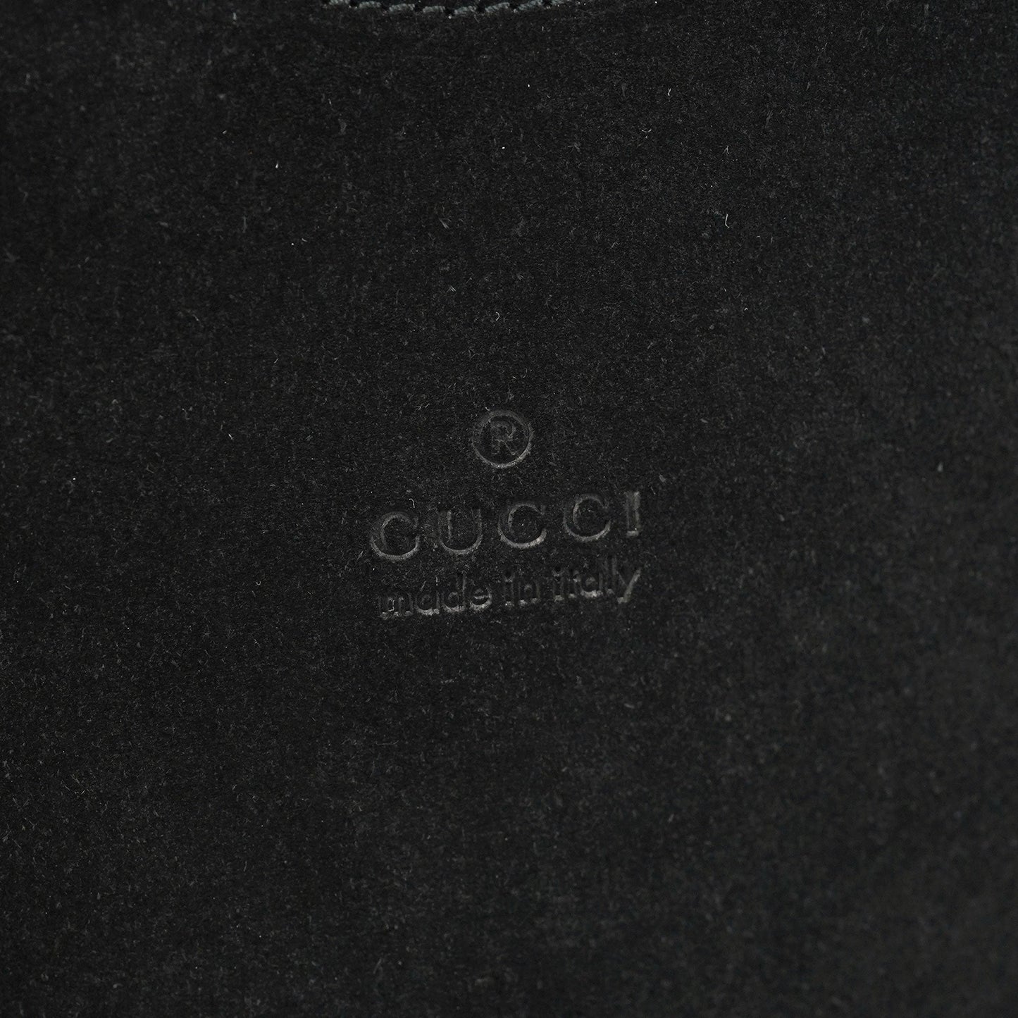 Black Suede Bamboo Hobo Shoulder Bag