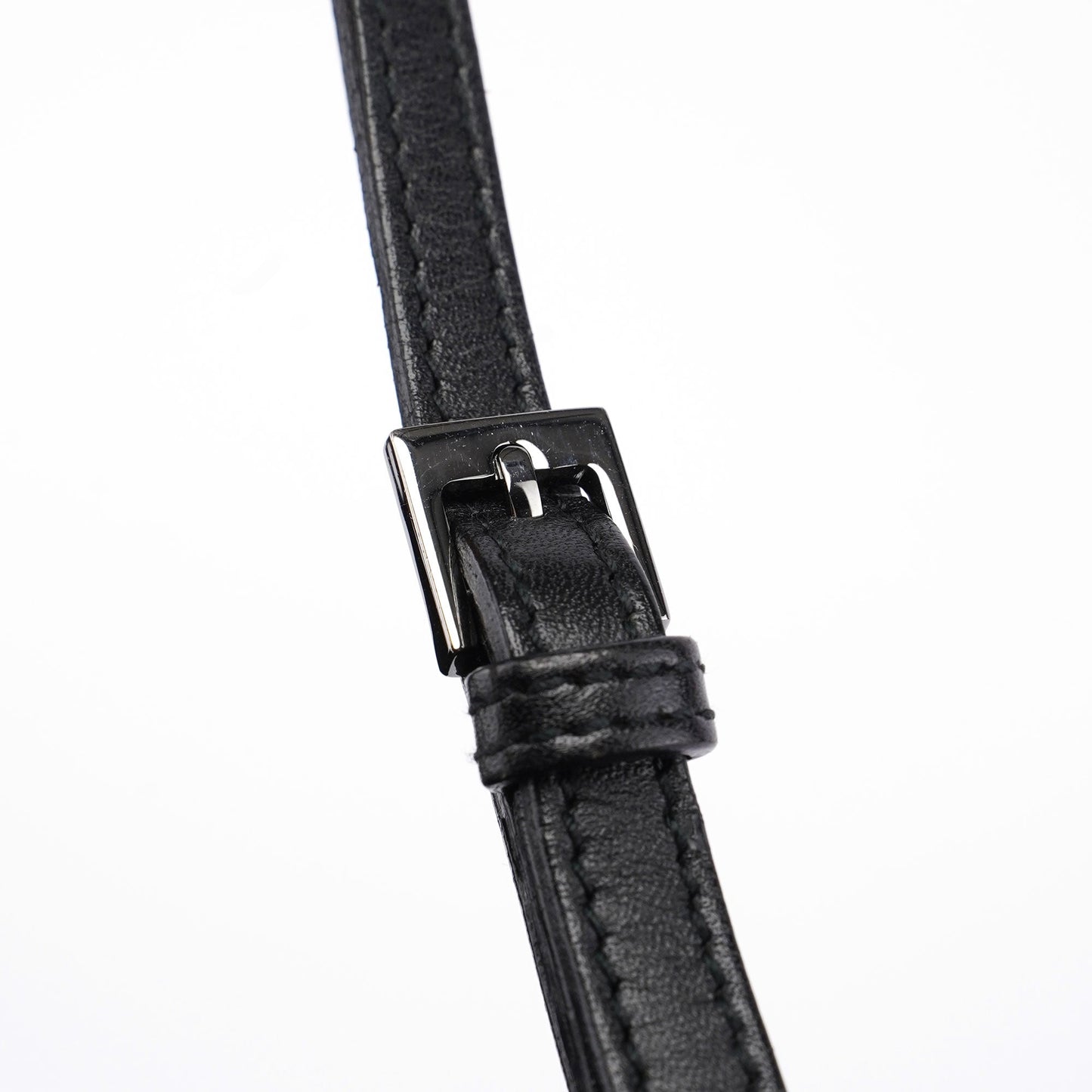 Black Suede Dual Handle Bag