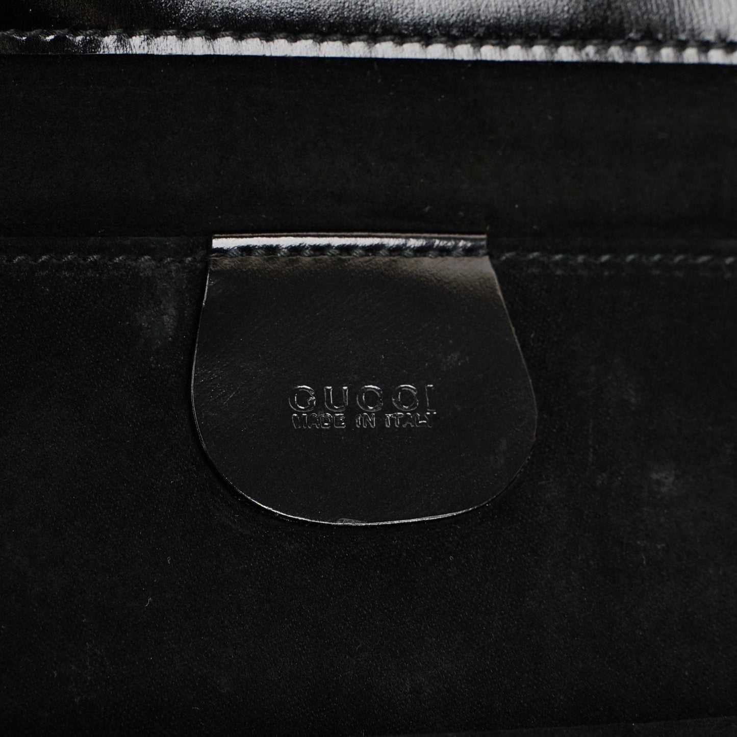 Black Suede Foldable Clutch