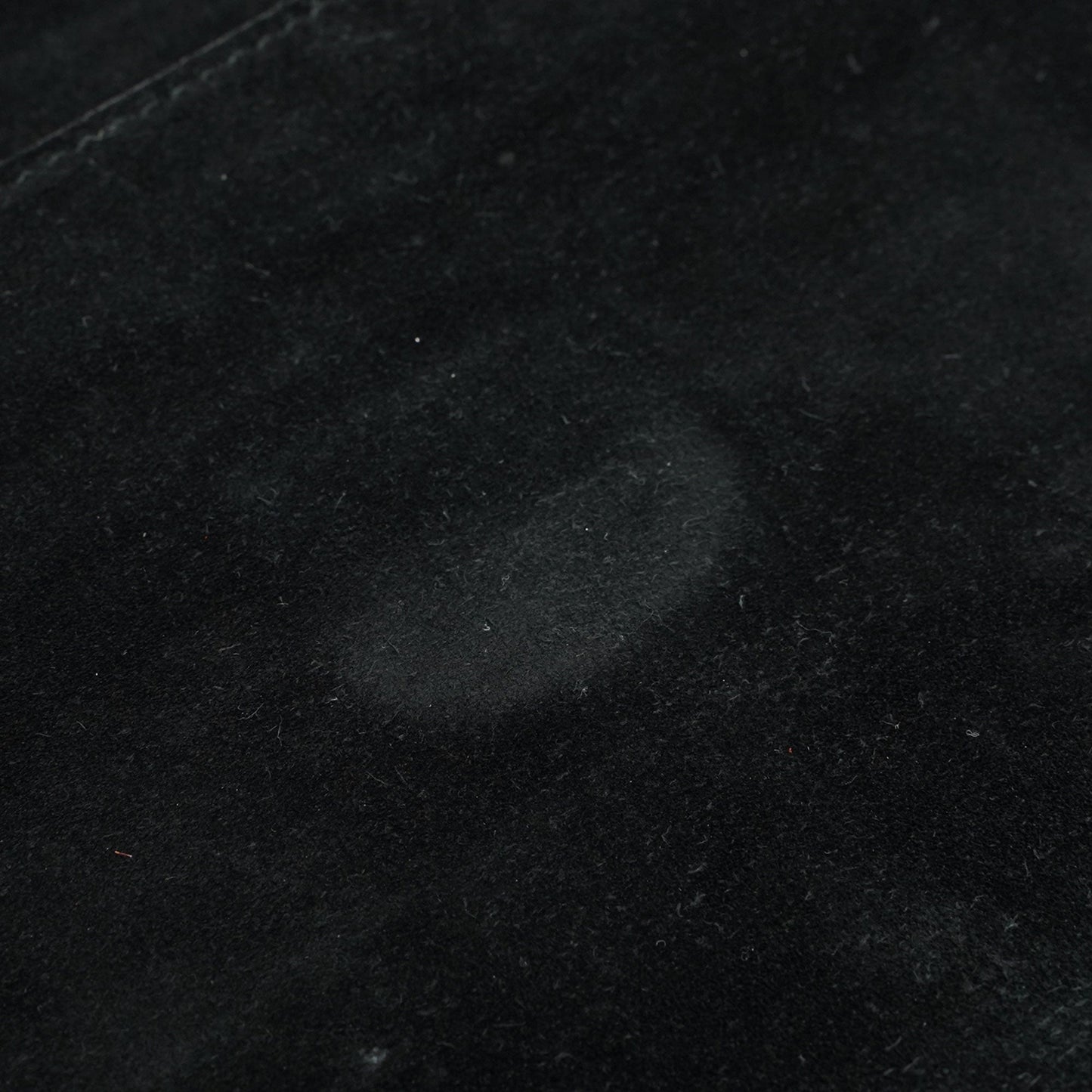 Black Suede Foldable Clutch