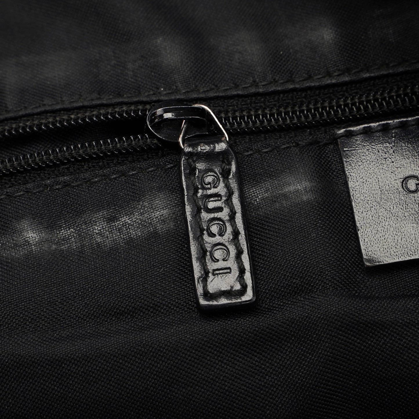 Black Suede GG Hobo Shoulder Bag