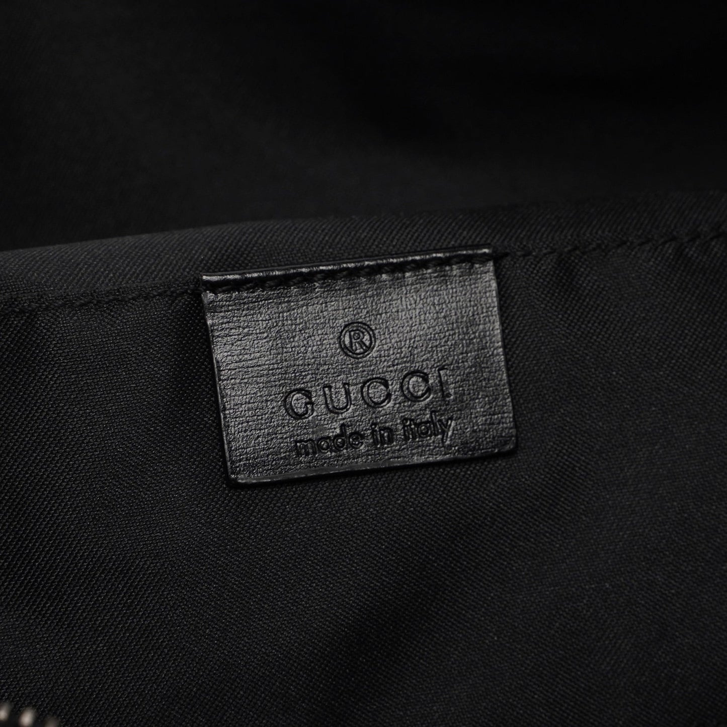 Black Suede GG Hobo Shoulder Bag