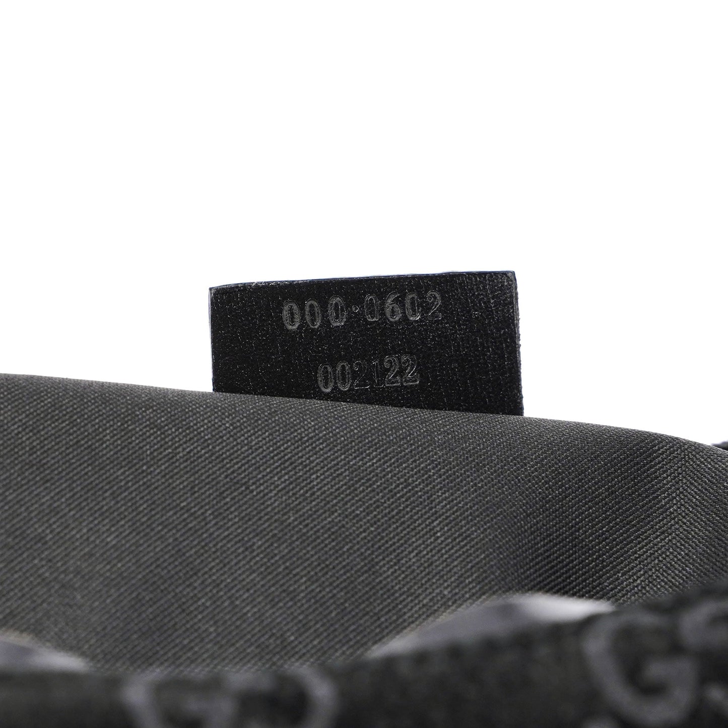 Black Suede GG Shoulder Bag