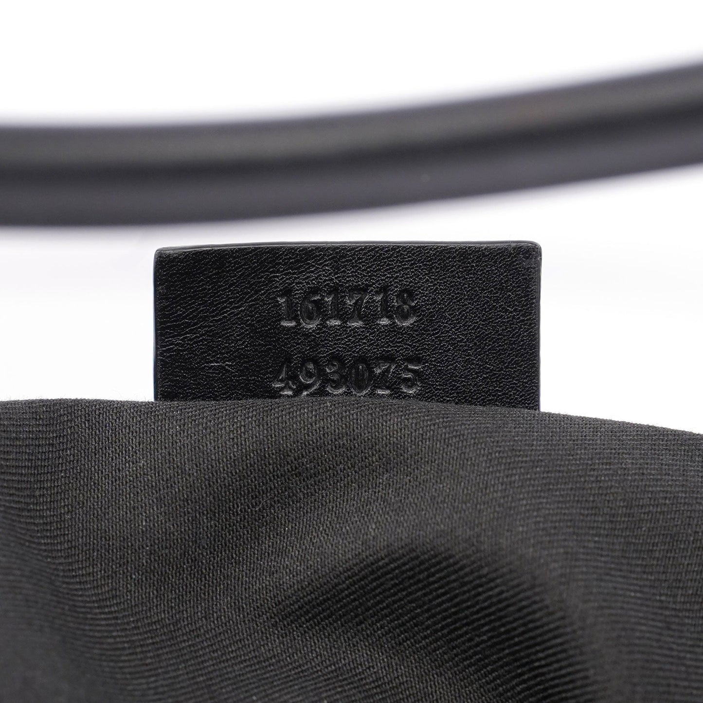 Black Suede GG Shoulder Hobo Bag