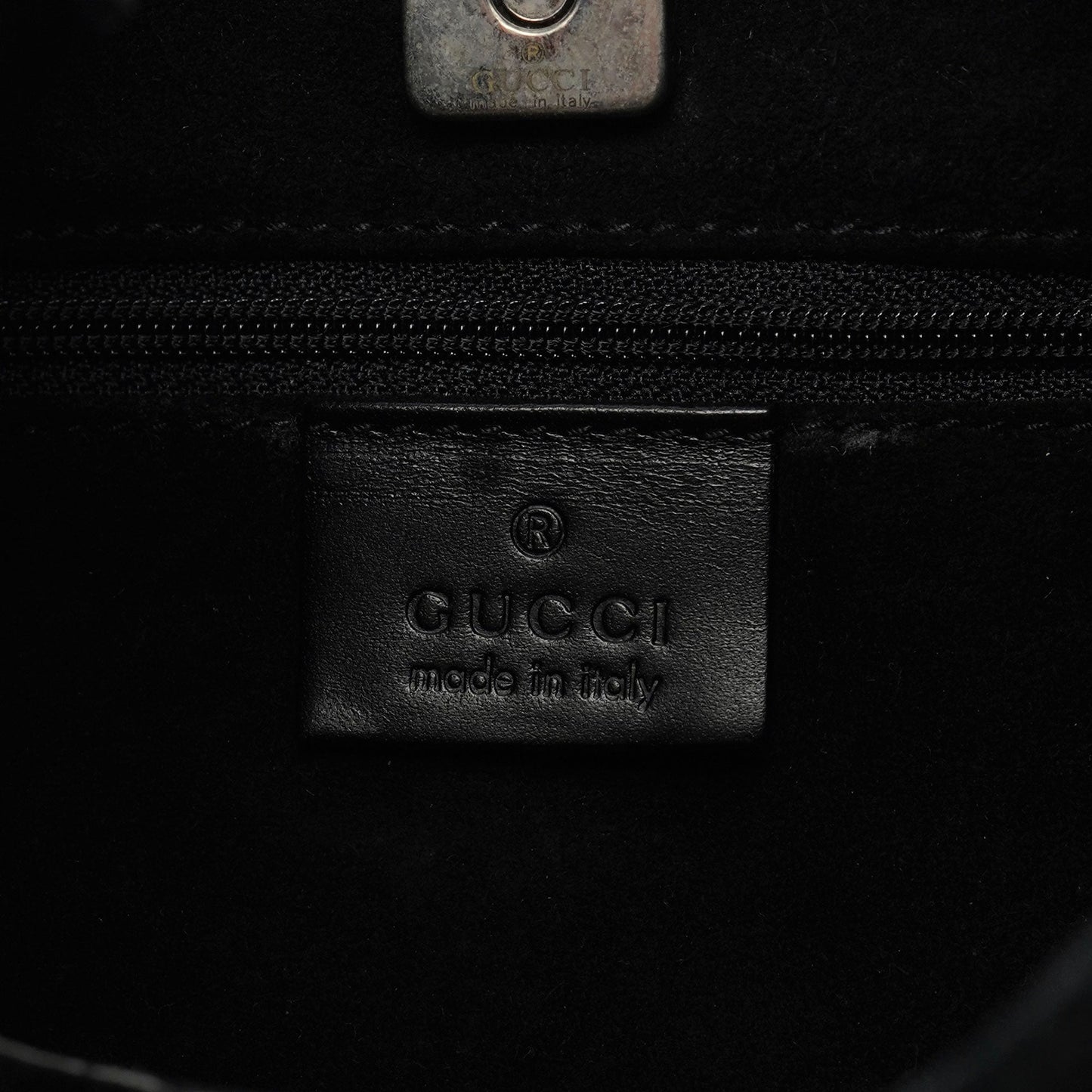 Black Suede Hobo Shoulder Bag