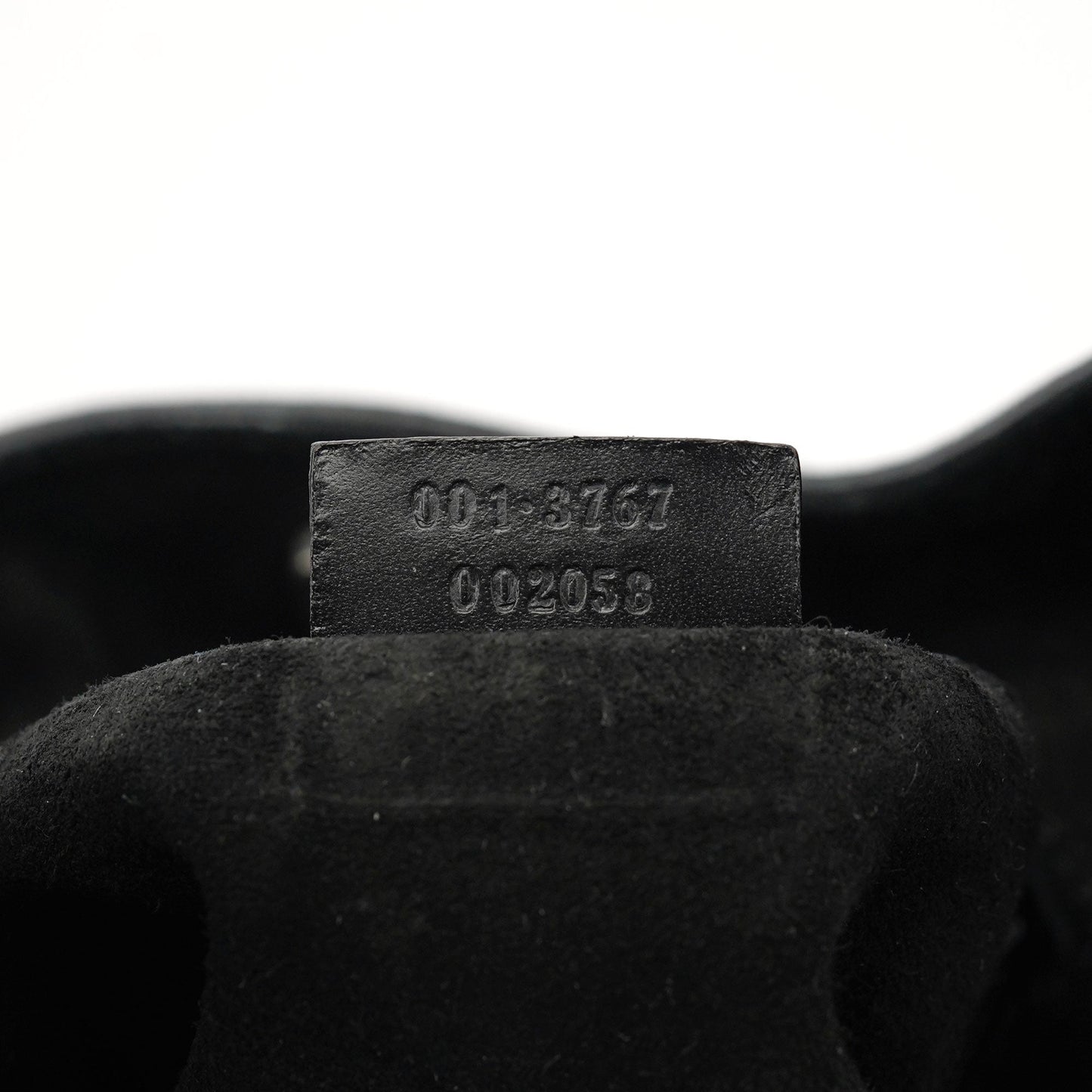 Black Suede Hobo Shoulder Bag