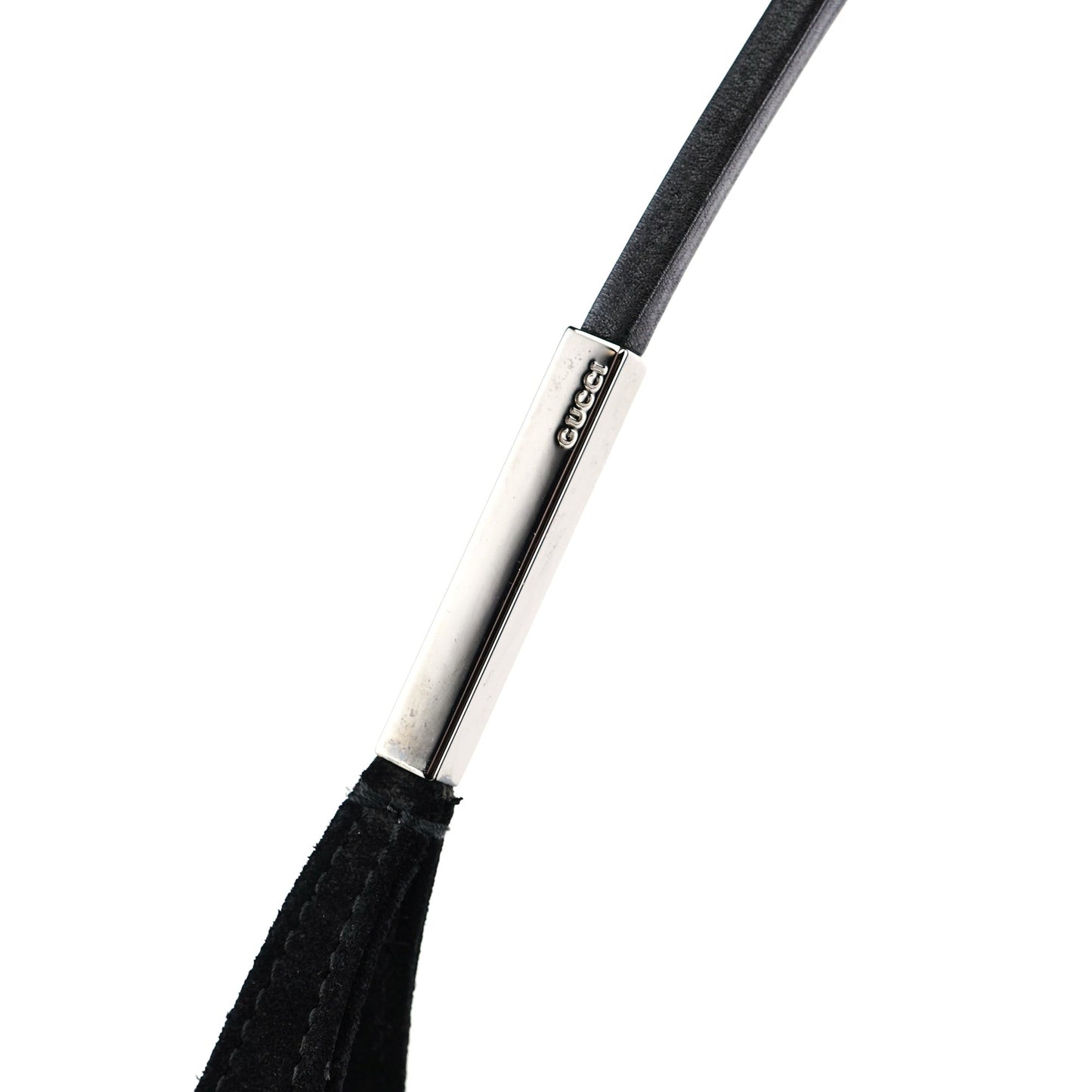 Black Suede Hobo Shoulder Bag