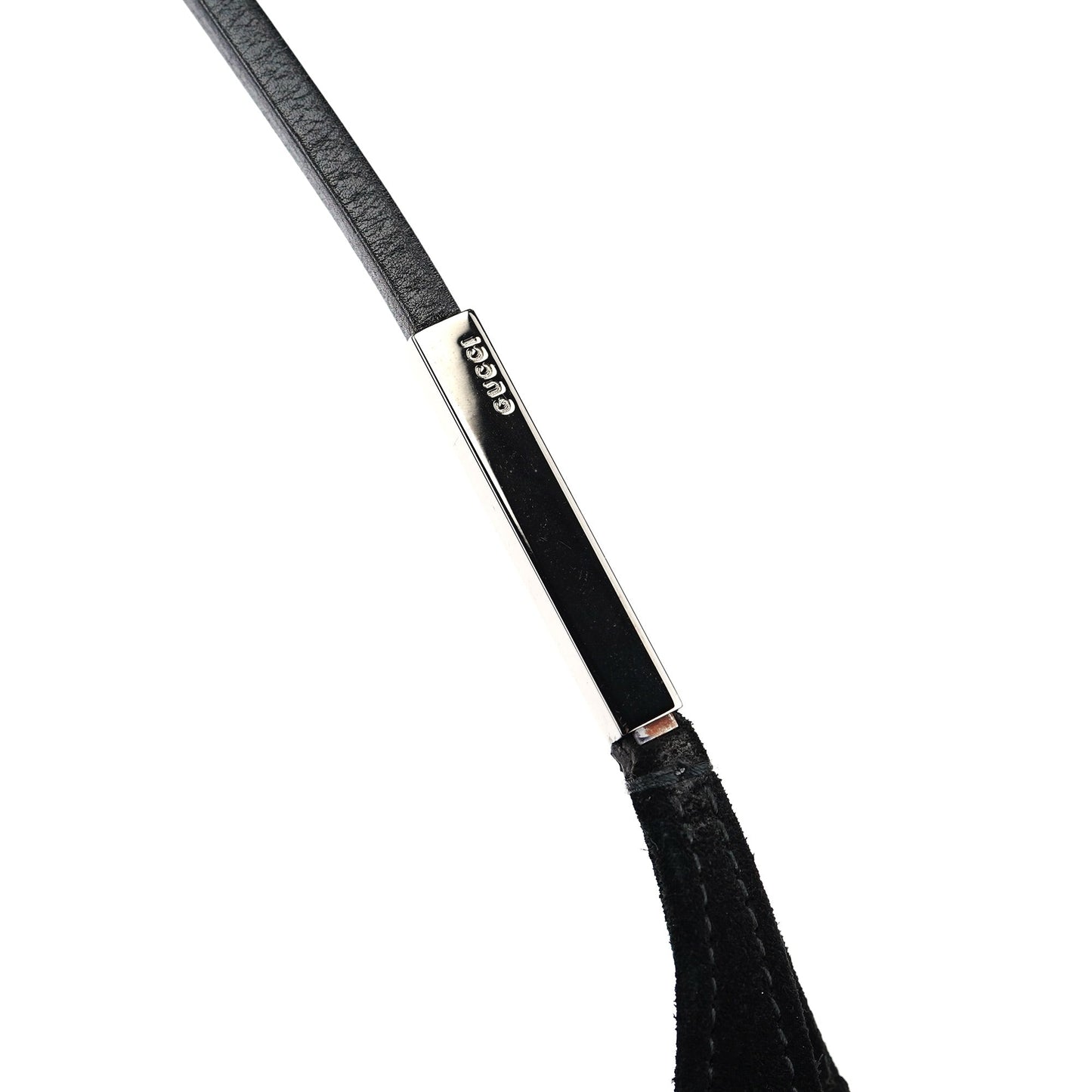 Black Suede Hobo Shoulder Bag