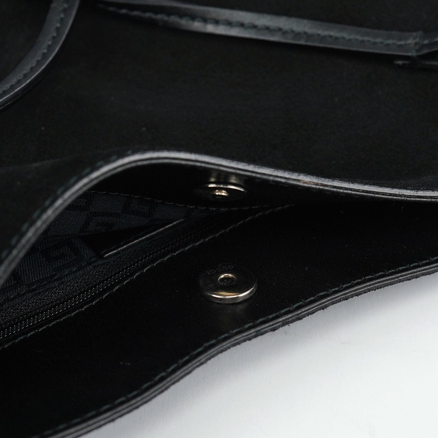 Black Suede Horsebit Shoulder Bag