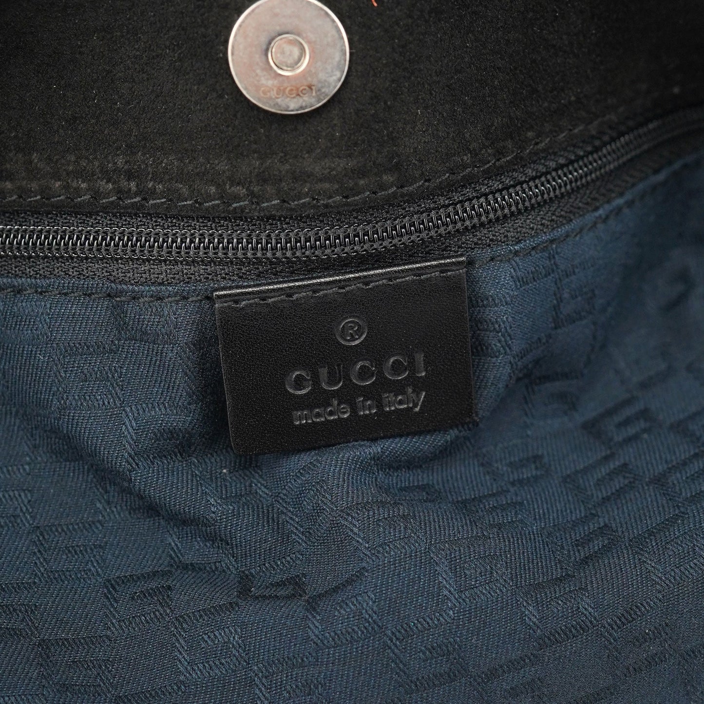 Black Suede Horsebit Tote Bag