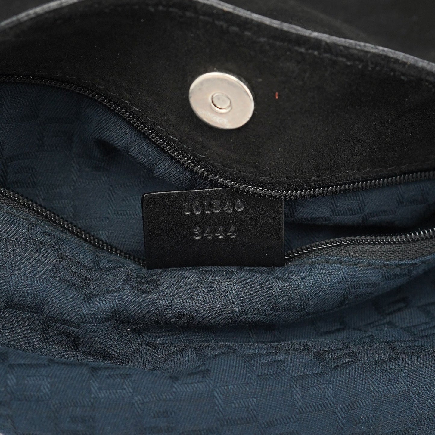 Black Suede Horsebit Tote Bag