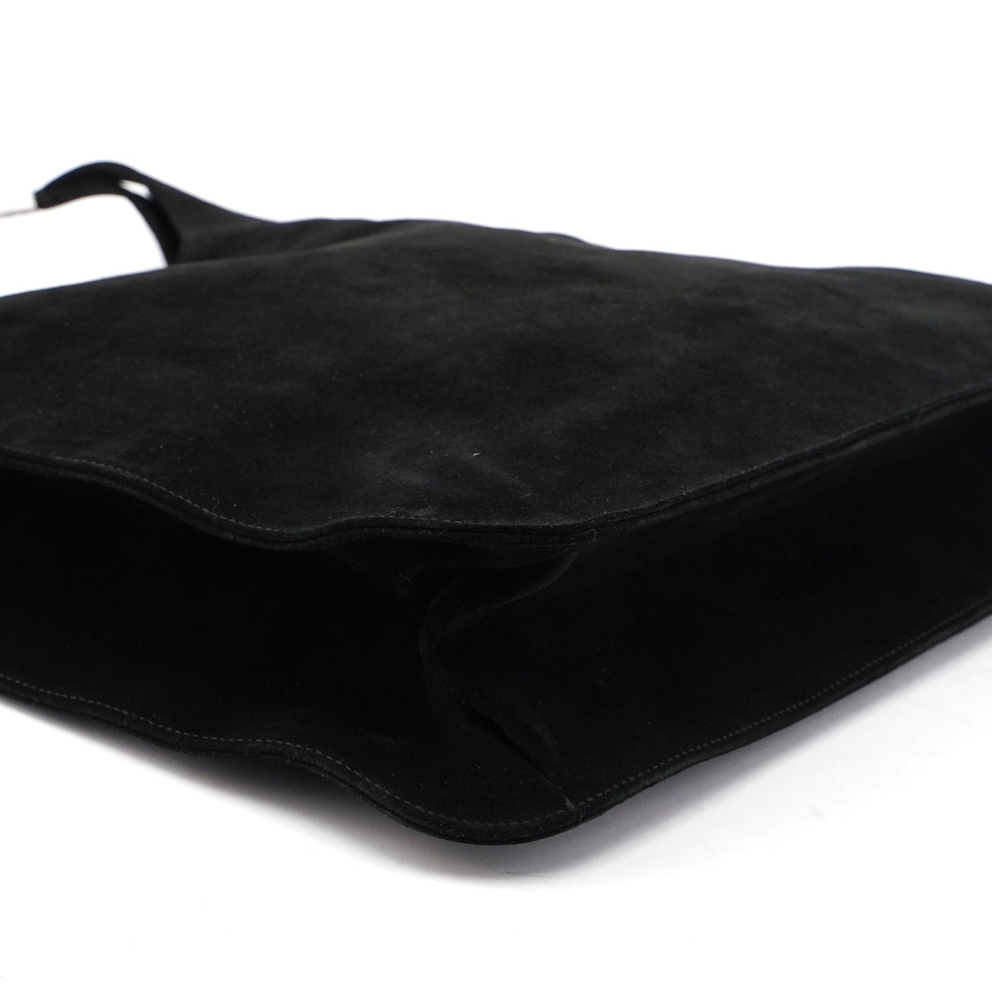 Black Suede Shoulder Bag