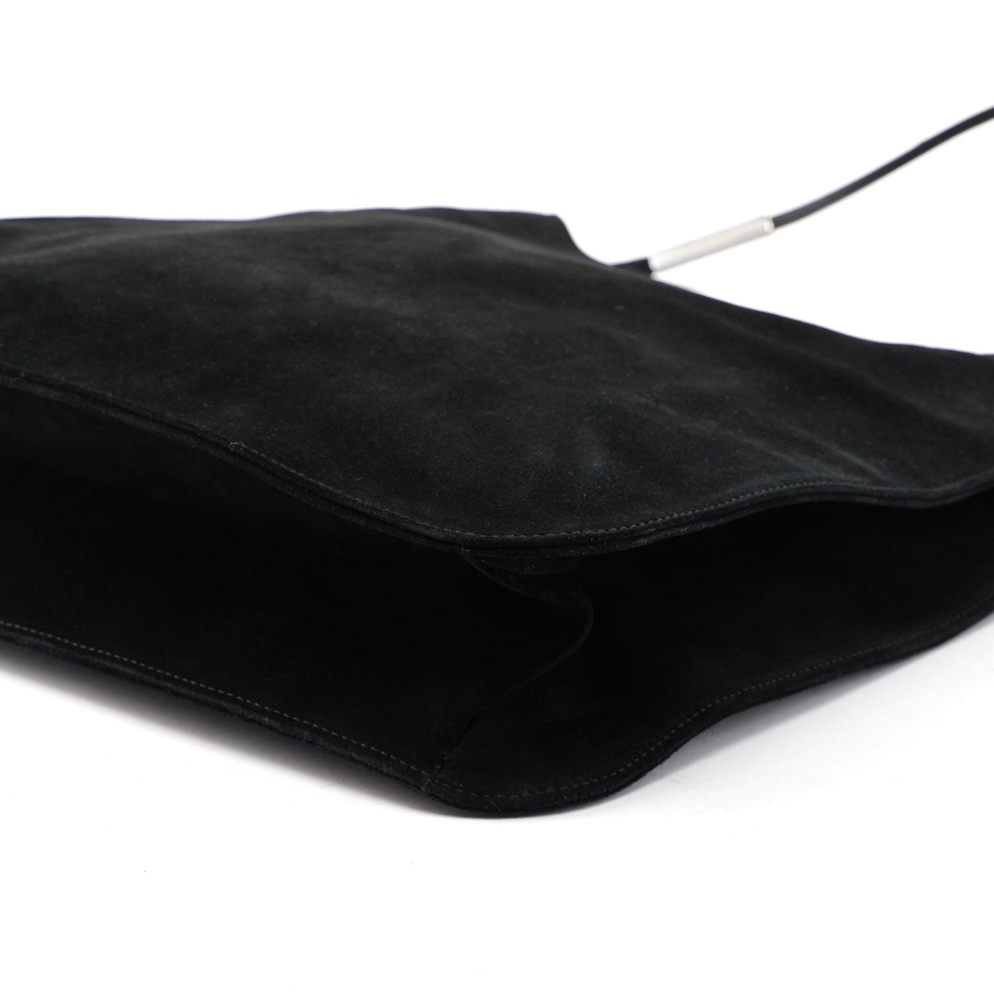 Black Suede Shoulder Bag