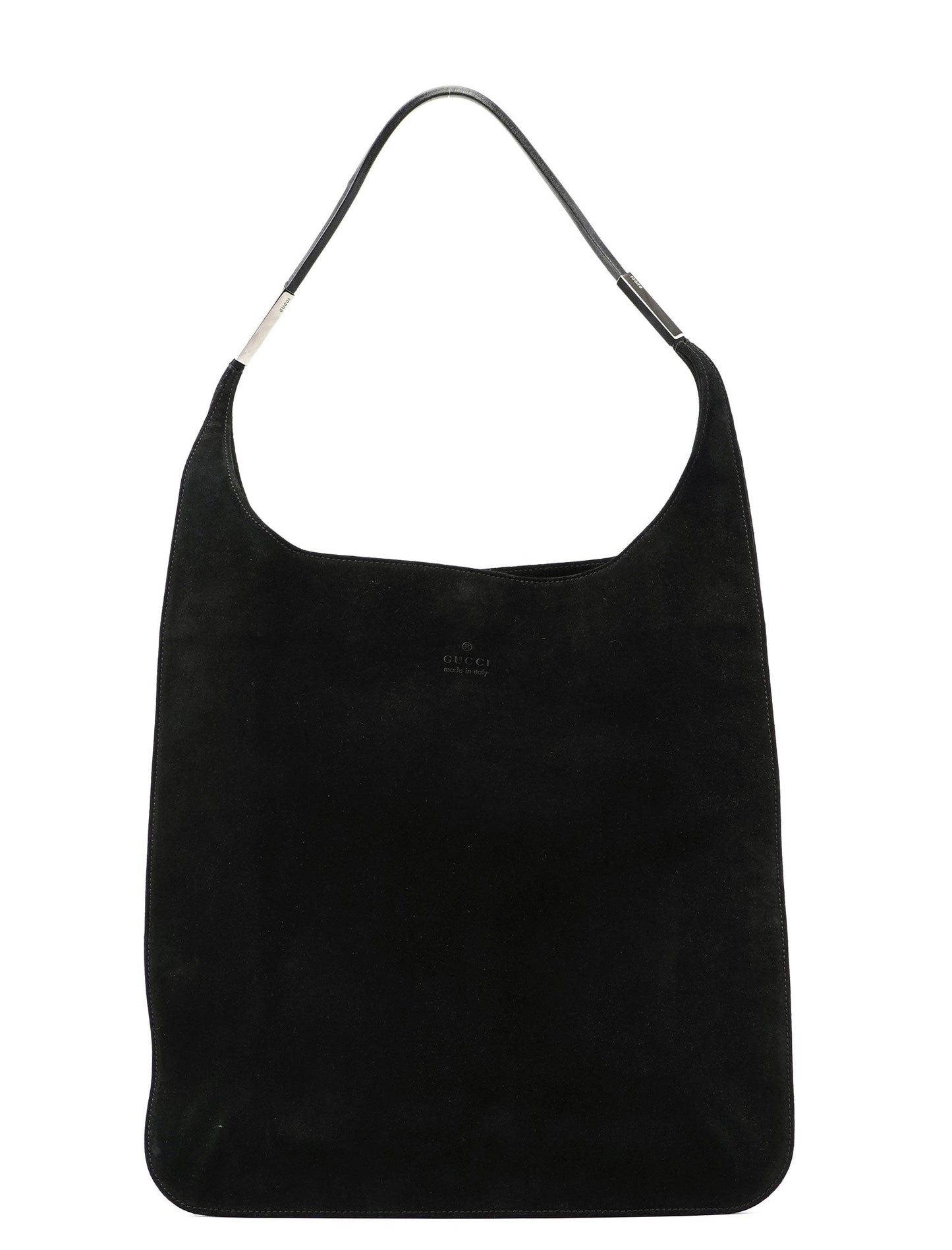 Black Suede Shoulder Bag