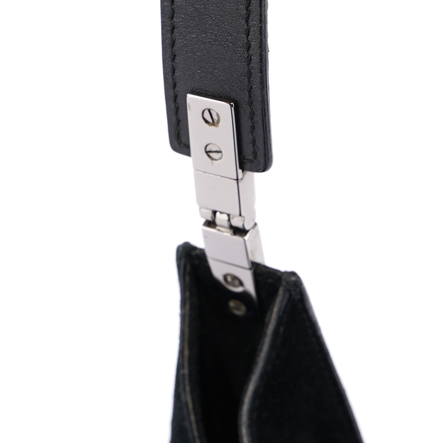 Black Suede Shoulder Bag