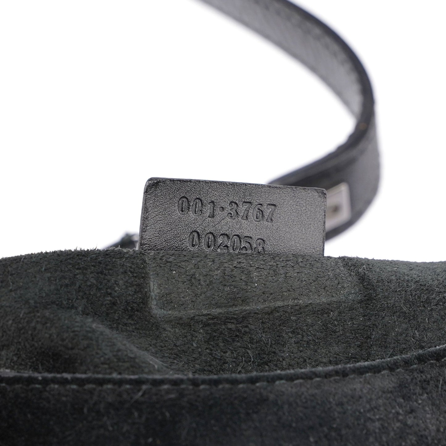 Black Suede Shoulder Bag