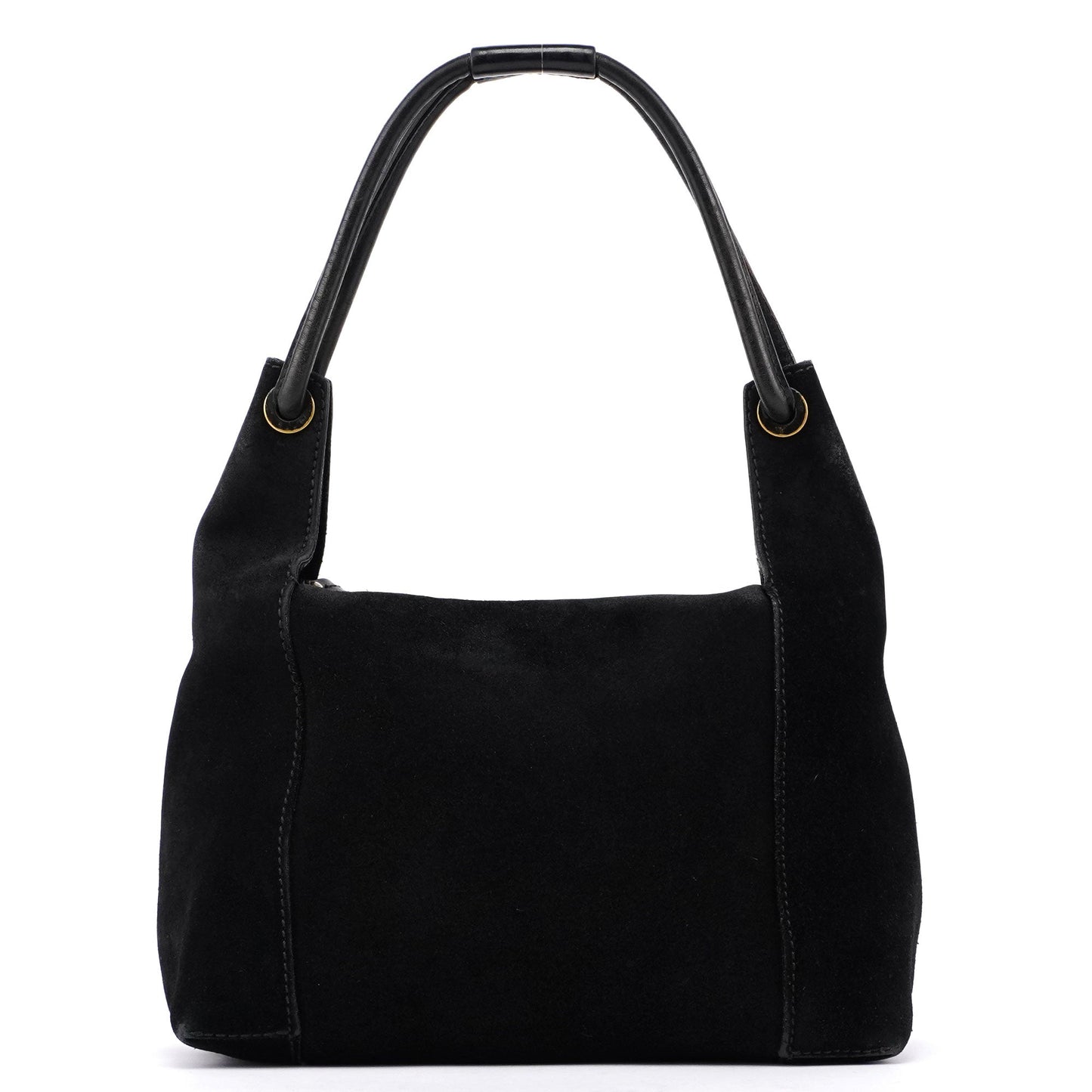 Black Suede Shoulder Bag