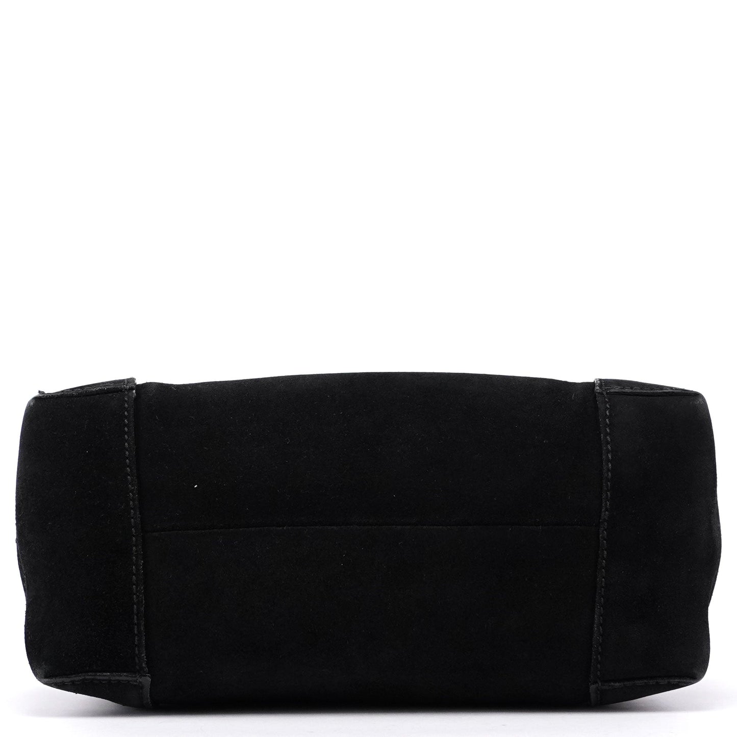 Black Suede Shoulder Bag