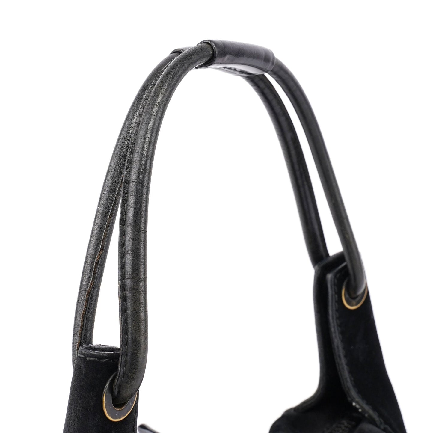 Black Suede Shoulder Bag